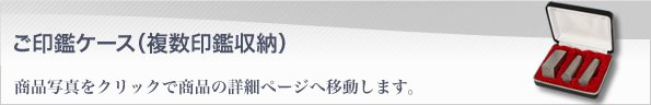 陰険ケース(複数印鑑収納)