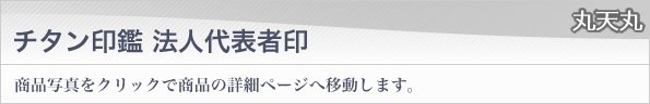 チタン印鑑ブラスト仕上げ丸天丸タイプ