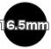 16.5mm